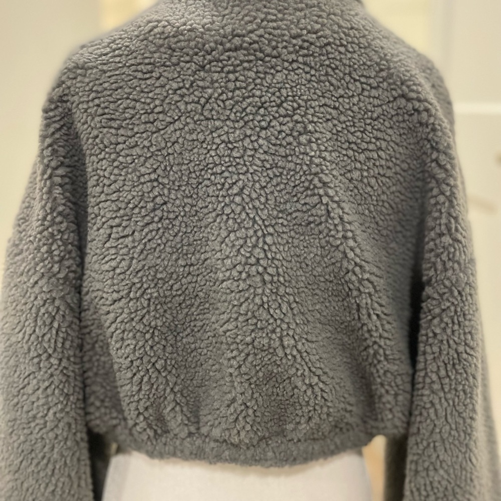 Crop teddy jacket - Picture 9 of 9
